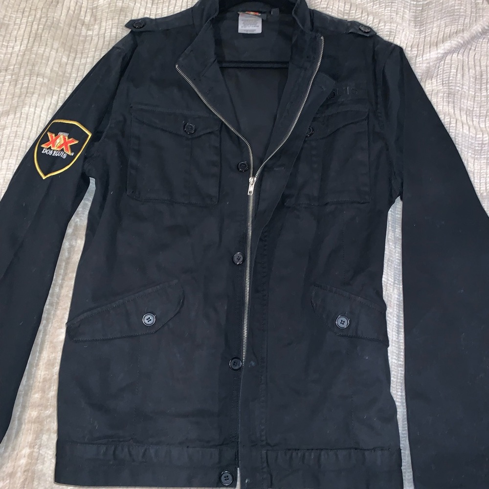 Dos Equis XX Black Bomber Jacket